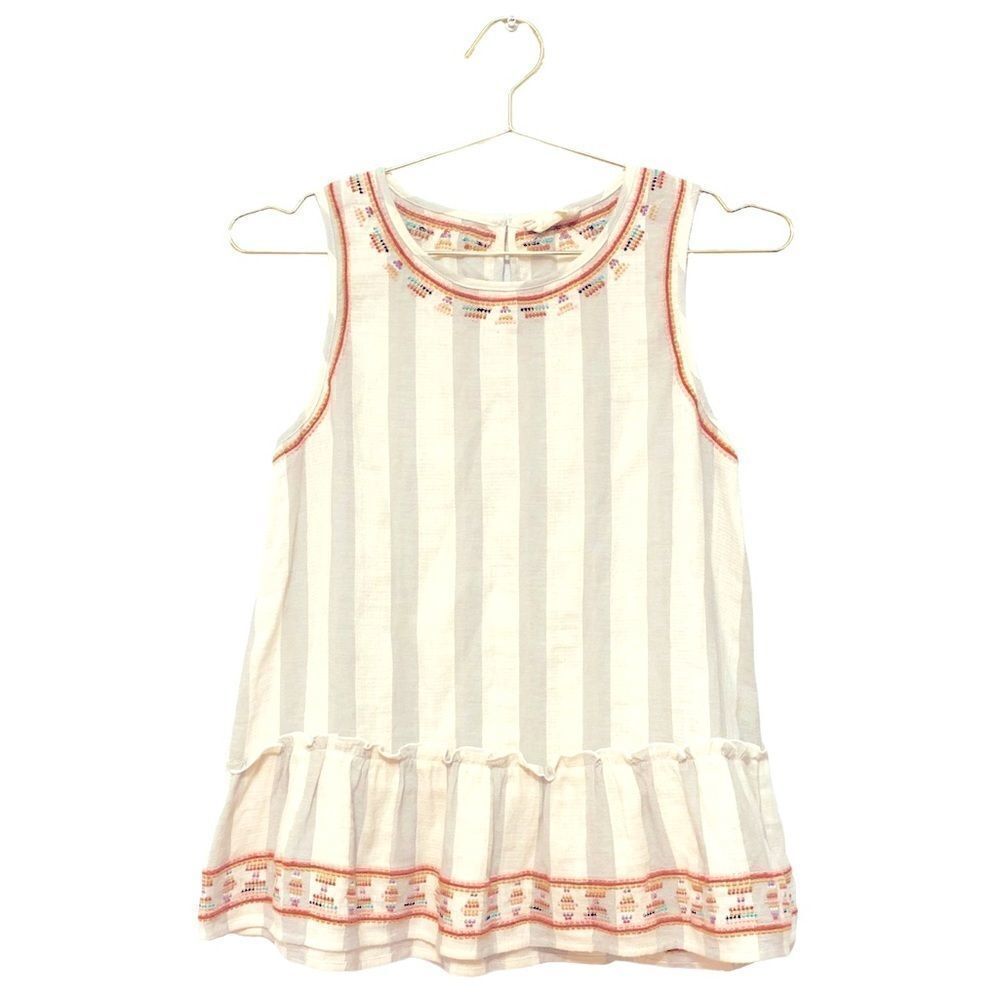 Altar’d State Embroidered Ruffle Blouse